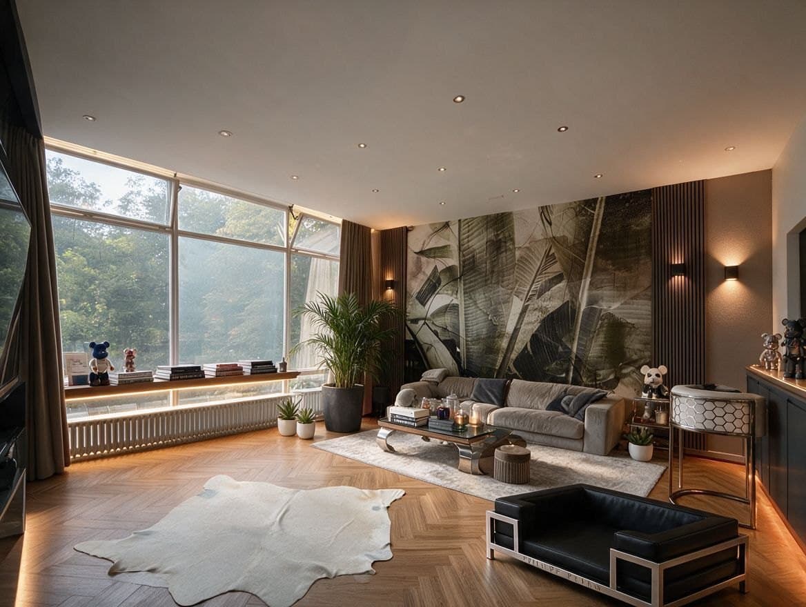 Wohnzimmer am Abend